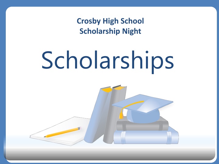 crosby high school scholarship night n.w