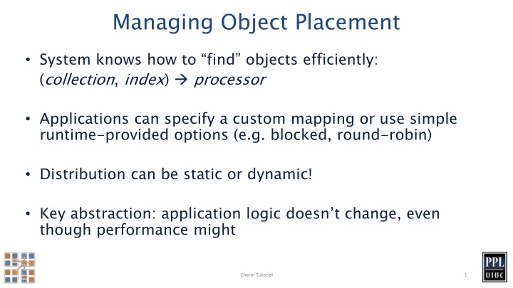 managing object placement n.w