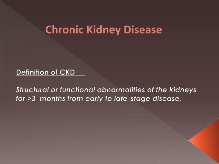 chronic kidney disease n.w