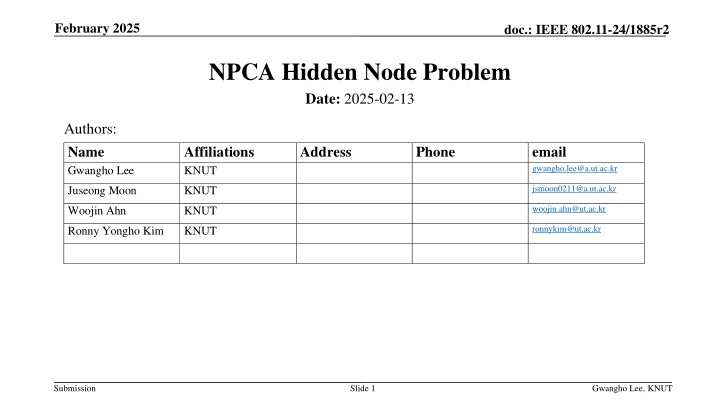 Enhancing NCPA Operation for Improved Channel Switching Efficiency