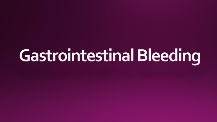 gastrointestinal bleeding n.w
