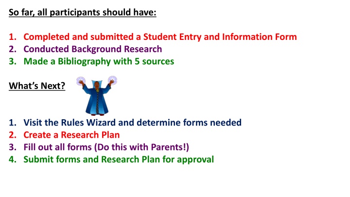 so far all participants should have n.w