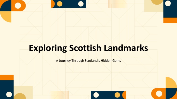 exploring scottish landmarks n.w