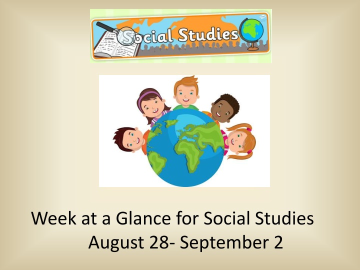 week at a glance for social studies august n.w