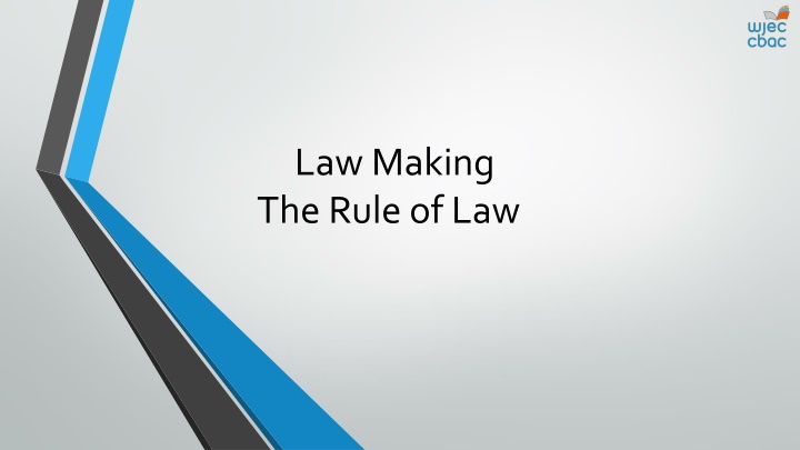 law making the rule of law n.w