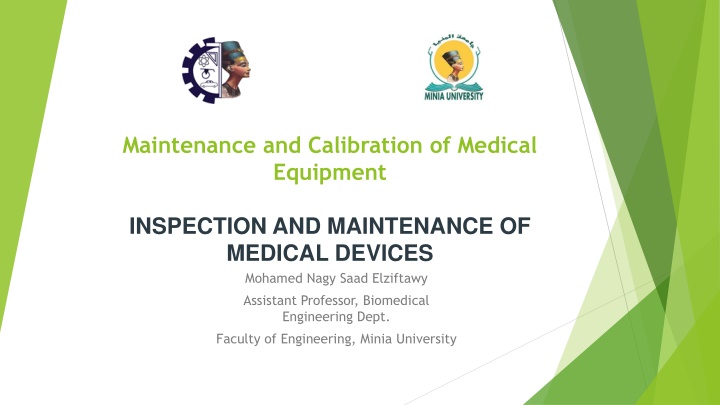 maintenance and calibration of medical equipment n.w