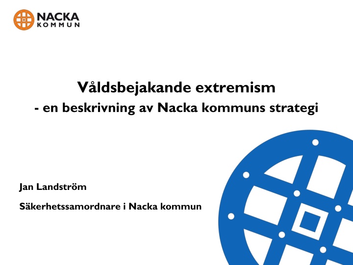 Violent Extremism in Nacka Municipality