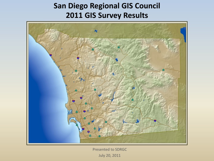 San Diego Regional GIS Council 2011 Survey Results