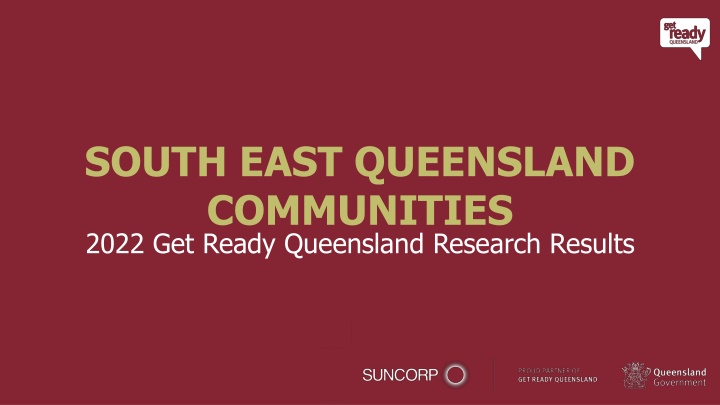 South-East Queensland Communities 2022 Research Results