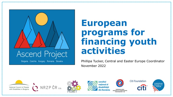 european programs for financing youth activities n.w