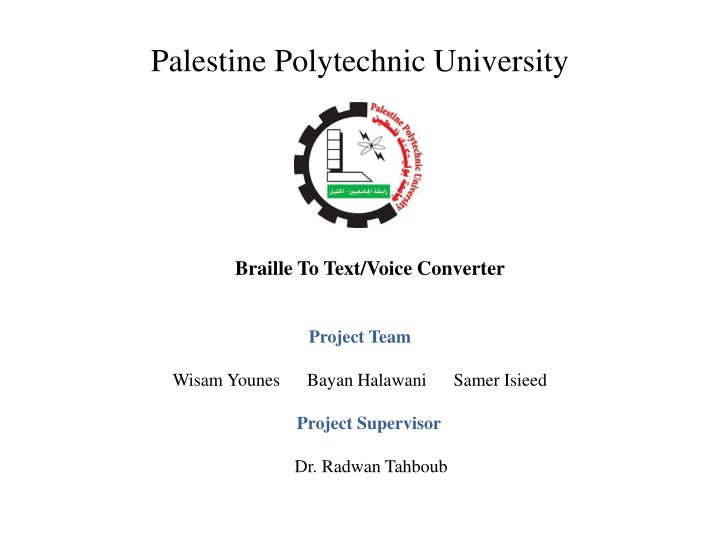 palestine polytechnic university n.w