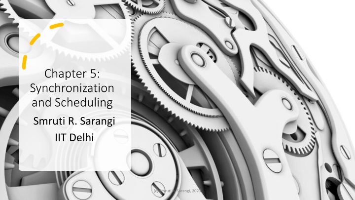 chapter 5 synchronization and scheduling n.w