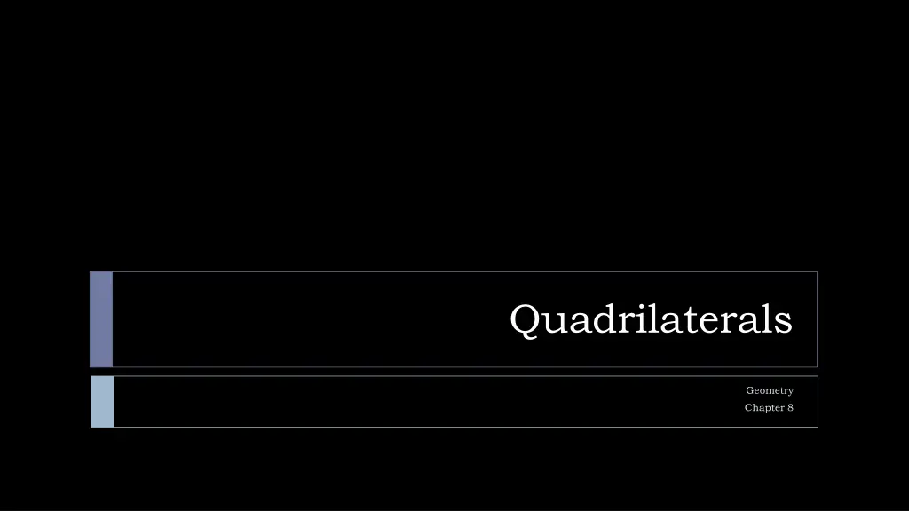 quadrilaterals n.w