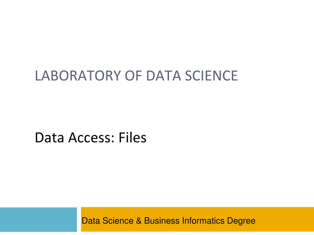 laboratory of data science n.w