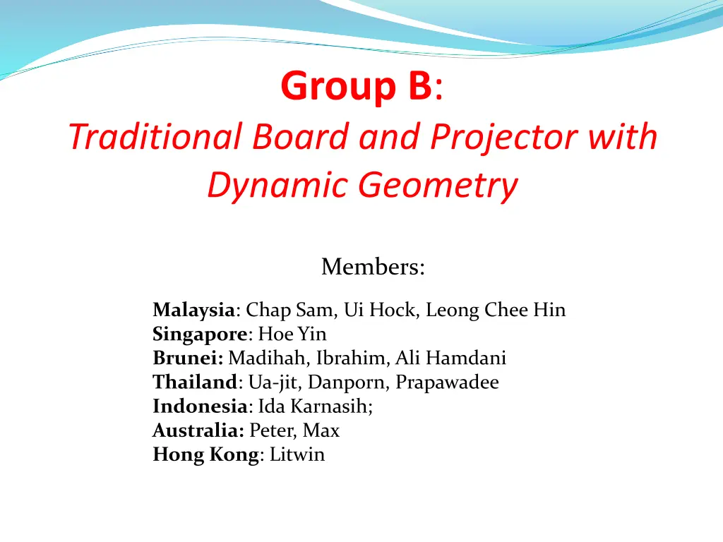 group b n.w