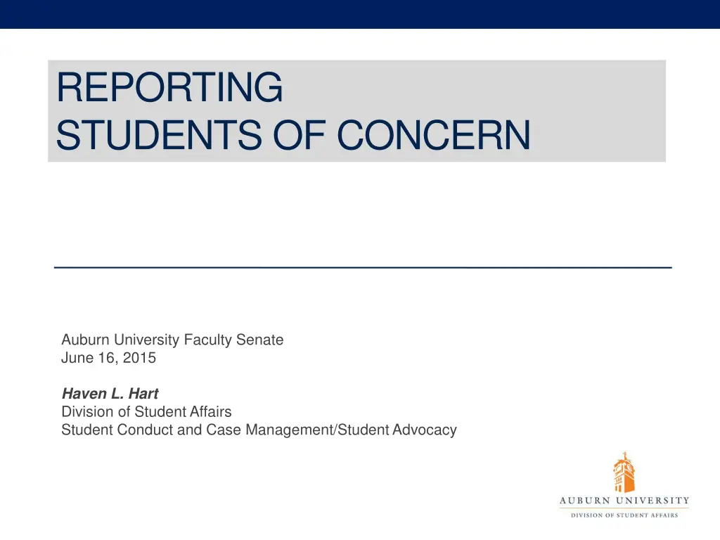 reporting students of concern n.w