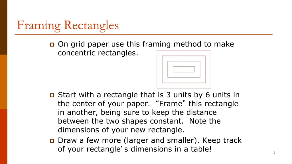 framing rectangles n.w