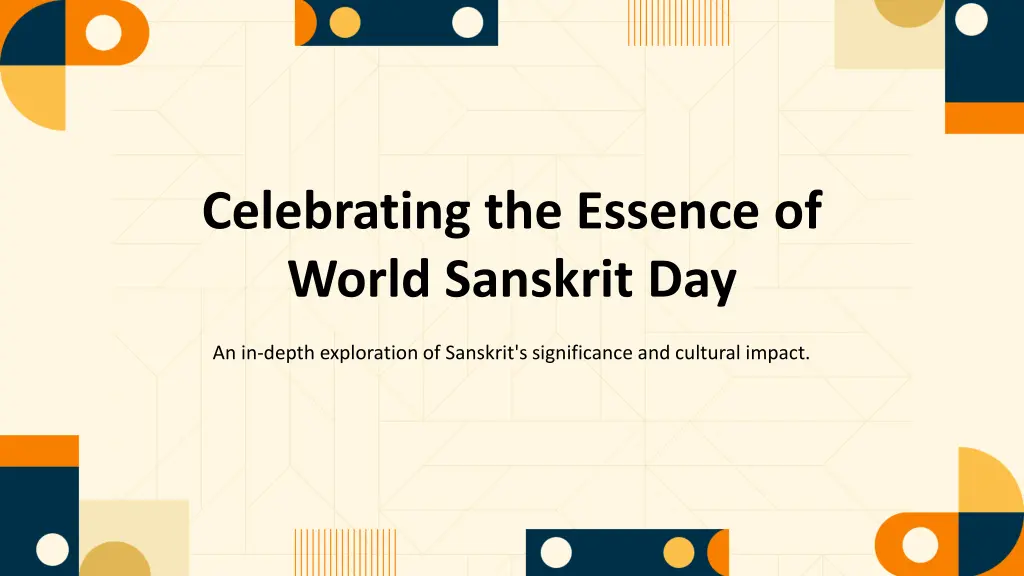 celebrating the essence of world sanskrit day n.w