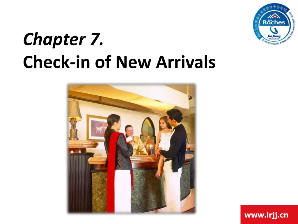 chapter 7 check in of new arrivals n.w