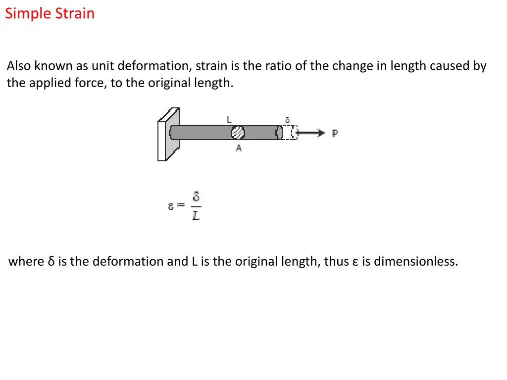 simple strain n.w