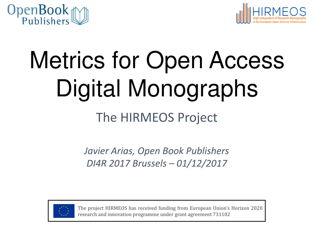 metrics for open access digital monographs n.w