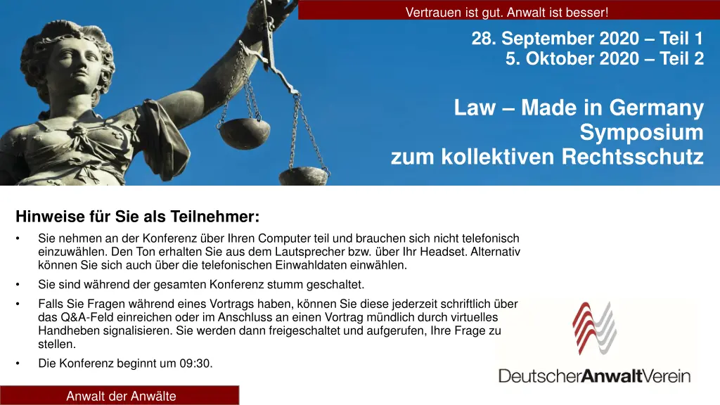 vertrauen ist gut anwalt ist besser vertrauen n.w