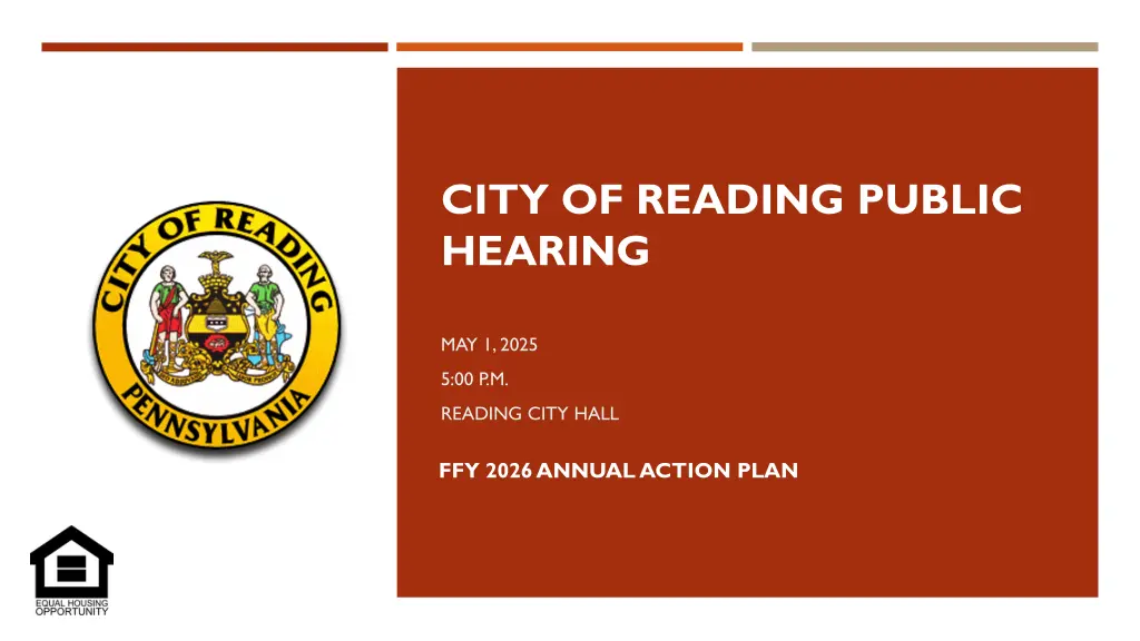 city of reading public hearing n.w