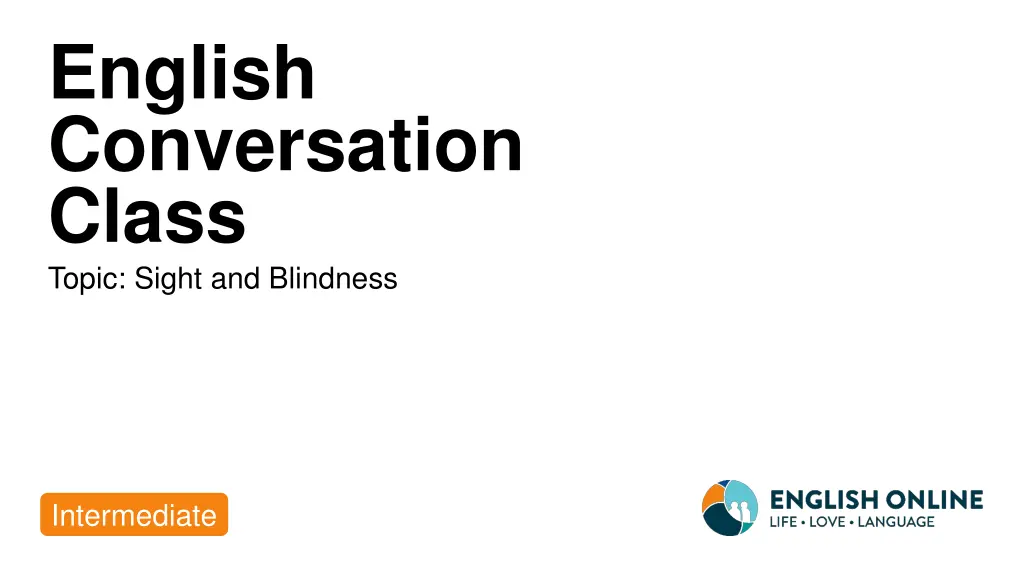 english conversation class topic sight n.w