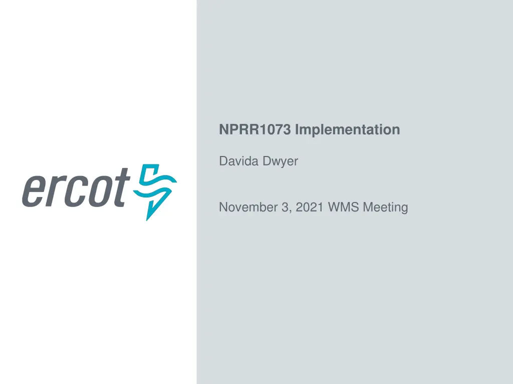 nprr1073 implementation n.w