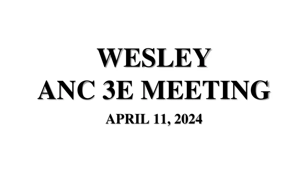 wesley n.w
