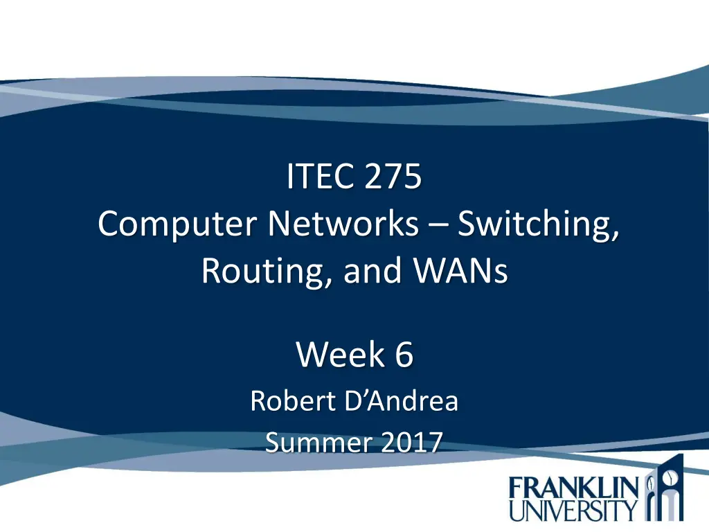 itec 275 n.w