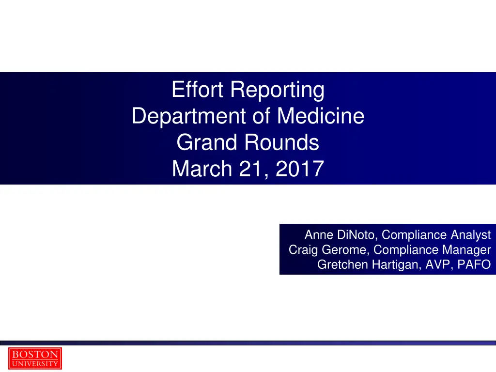 effort reporting department of medicine grand n.w
