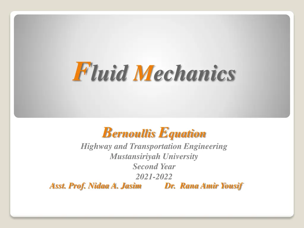 f luid mechanics n.w