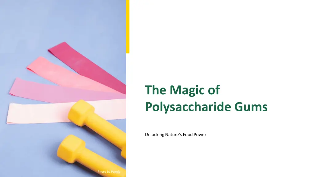 the magic of polysaccharide gums n.w