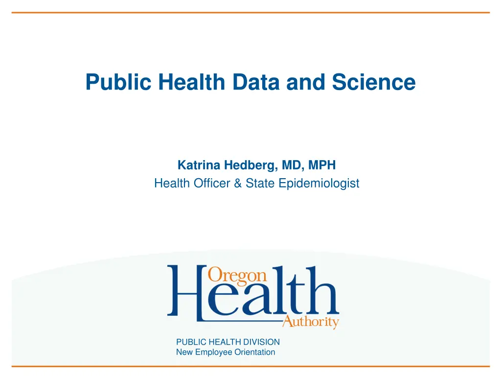 public health data and science n.w