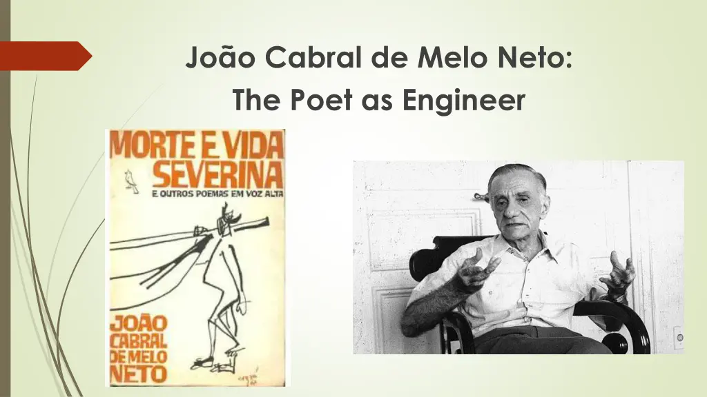 jo o cabral de melo neto the poet as engineer n.w