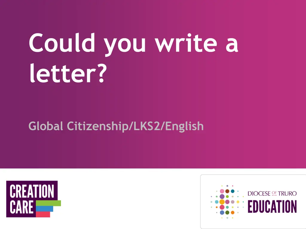 could you write a letter n.w