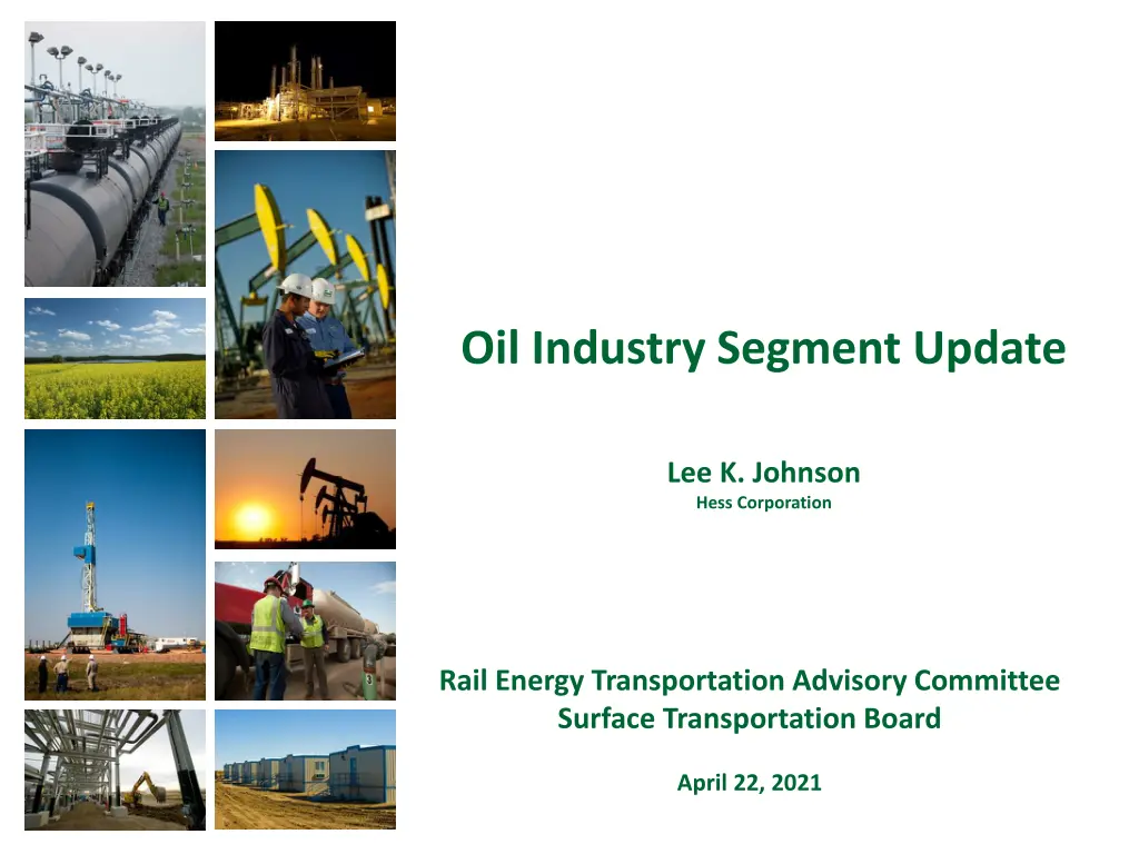 oil industry segment update n.w