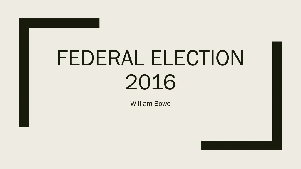 federal election 2016 n.w