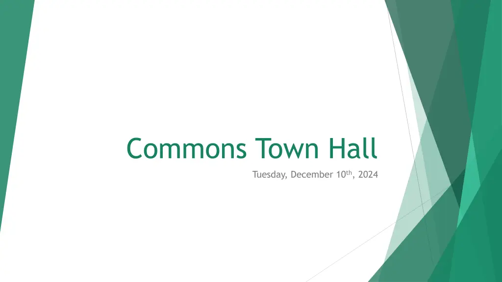 commons town hall n.w
