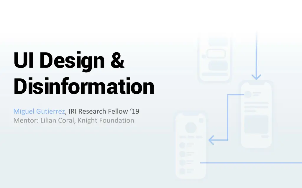 ui design disinformation n.w