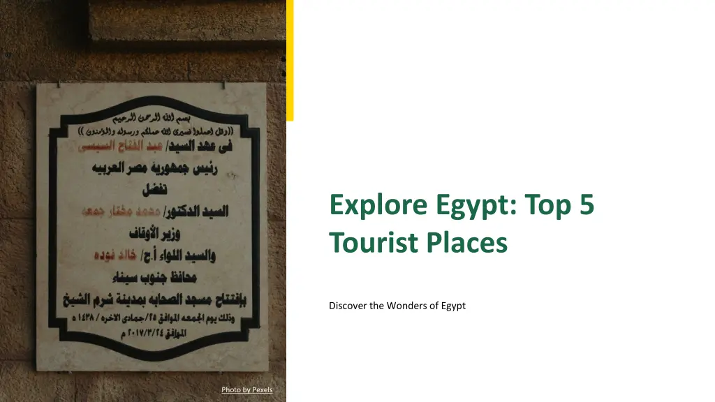 explore egypt top 5 tourist places n.w