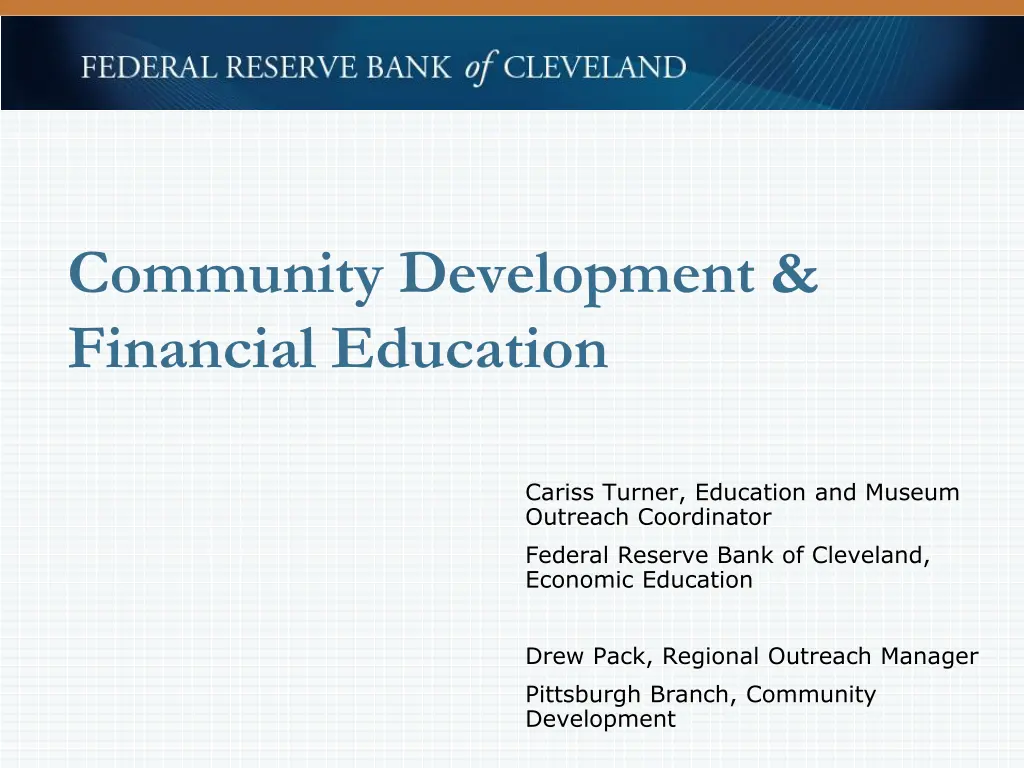 community development financial education n.w