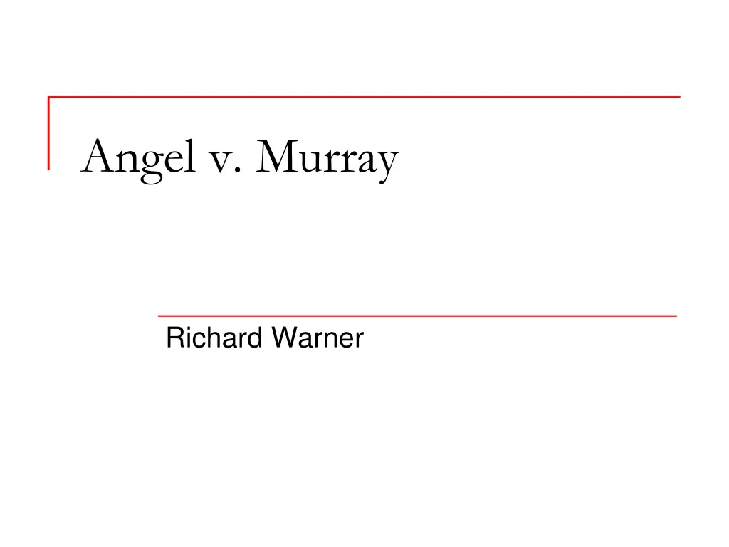 angel v murray n.w