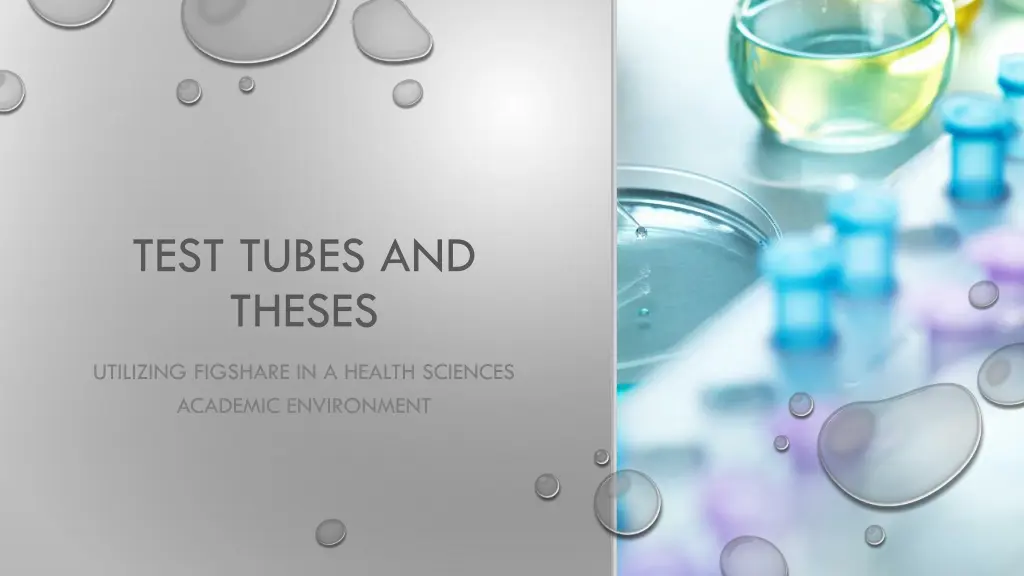 test tubes and theses n.w