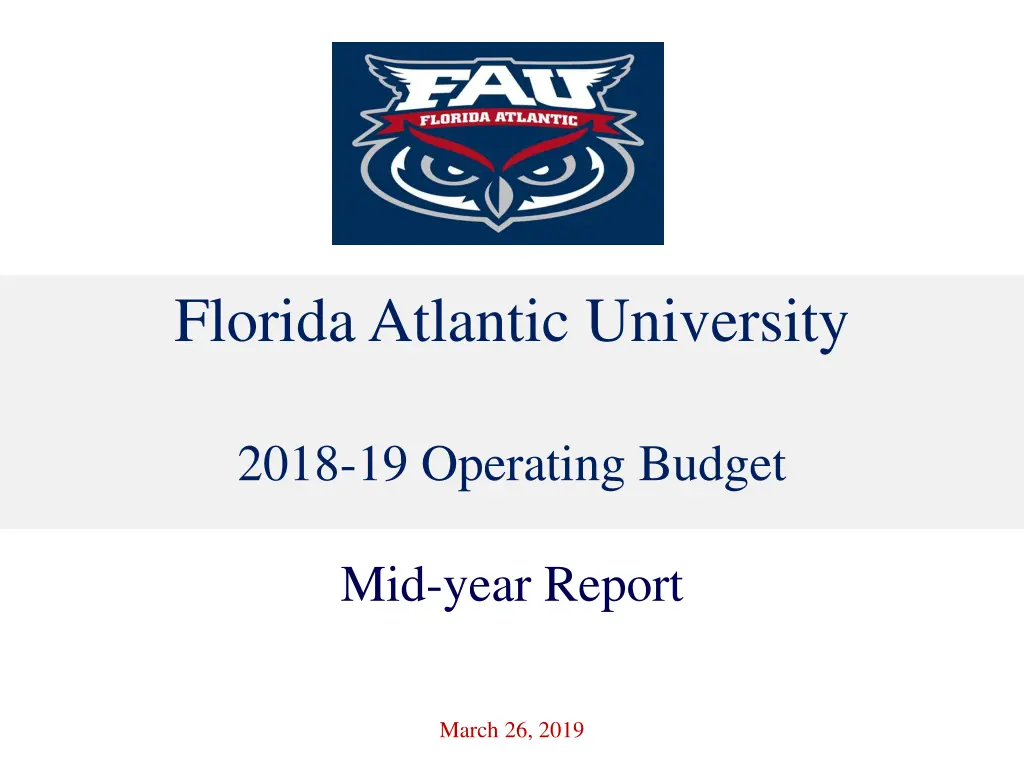florida atlantic university n.w