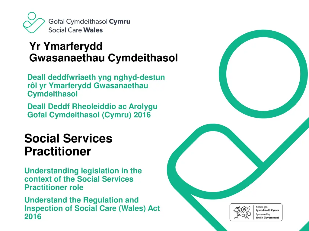 yr ymarferydd gwasanaethau cymdeithasol n.w