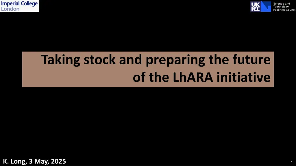 taking stock and preparing the future n.w