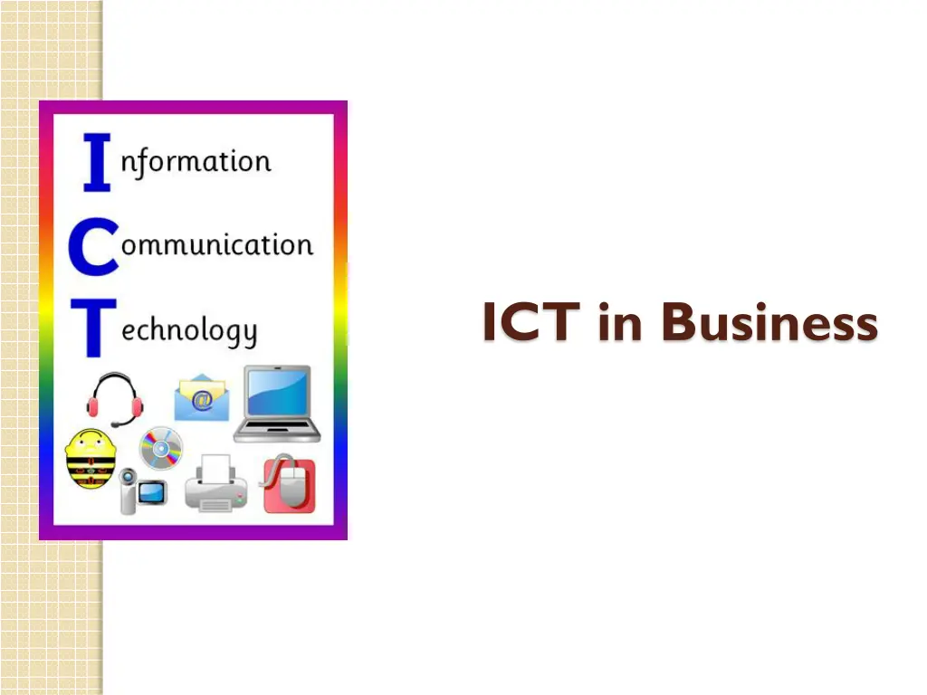 ict in business n.w