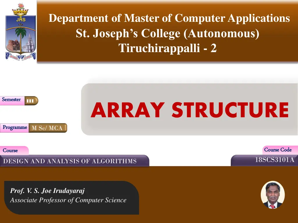 department of master of computer applications n.w